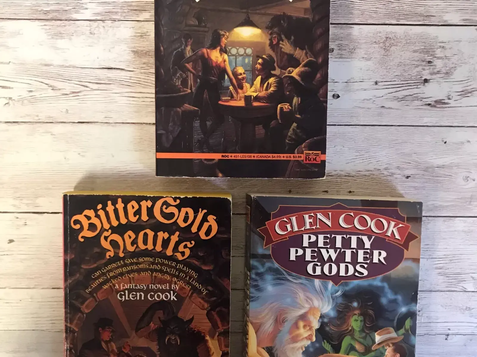 Lot of 3 novels by Glenn Cook, ROC Books (Mass Media PB)