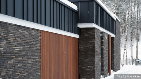 Vila T | Modernus namas Vilniuje Namas statomas pagal Surdokų architektūros studijoje sukurtą namo projektą