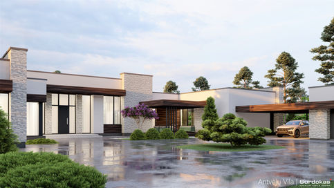 Antvėjų vila UNIKALUS GYVENAMOJO NAMO PROJEKTAS VIDURIO LIETUVOJE Surdokas