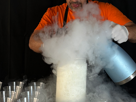 ✨ Want to see a volcano made out of bubbles?