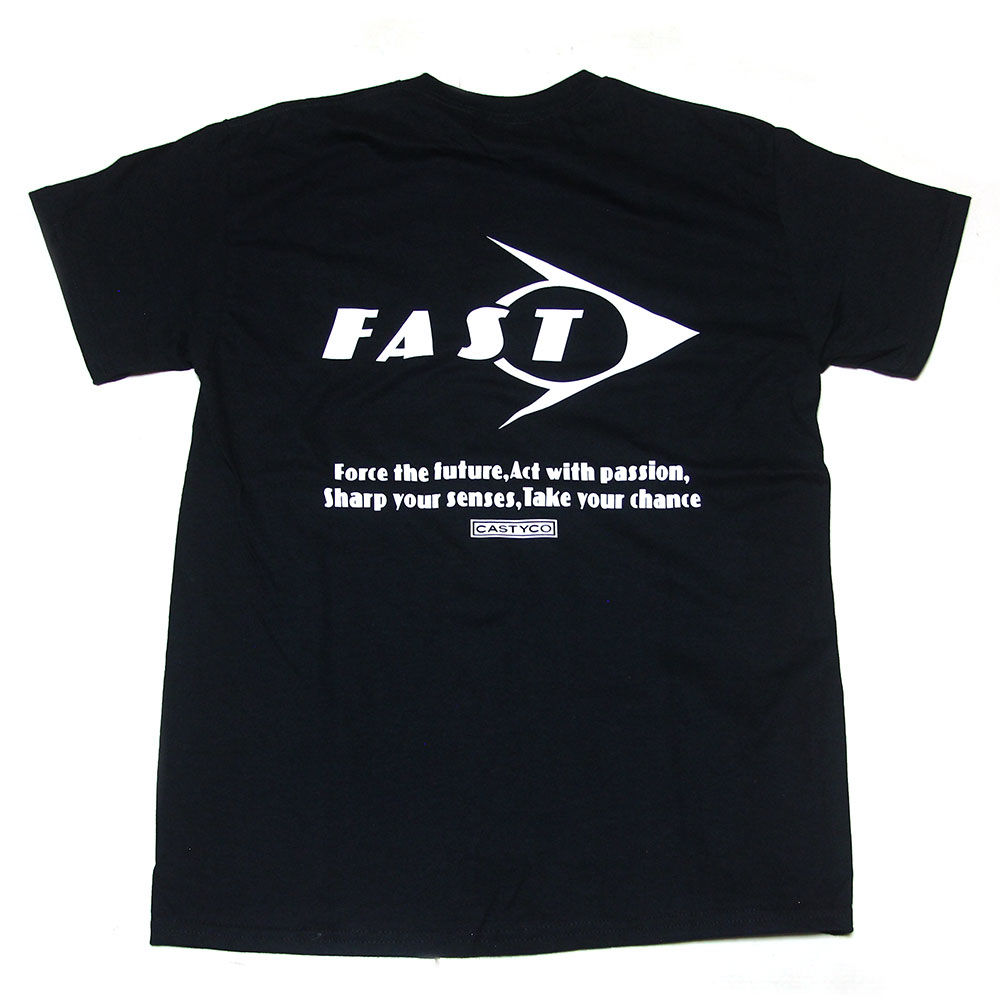 CASTYCO FAST LOGO TEE SHIRTS BLK