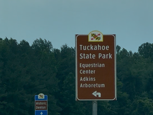 Brown Tuckahoe State Park Sign