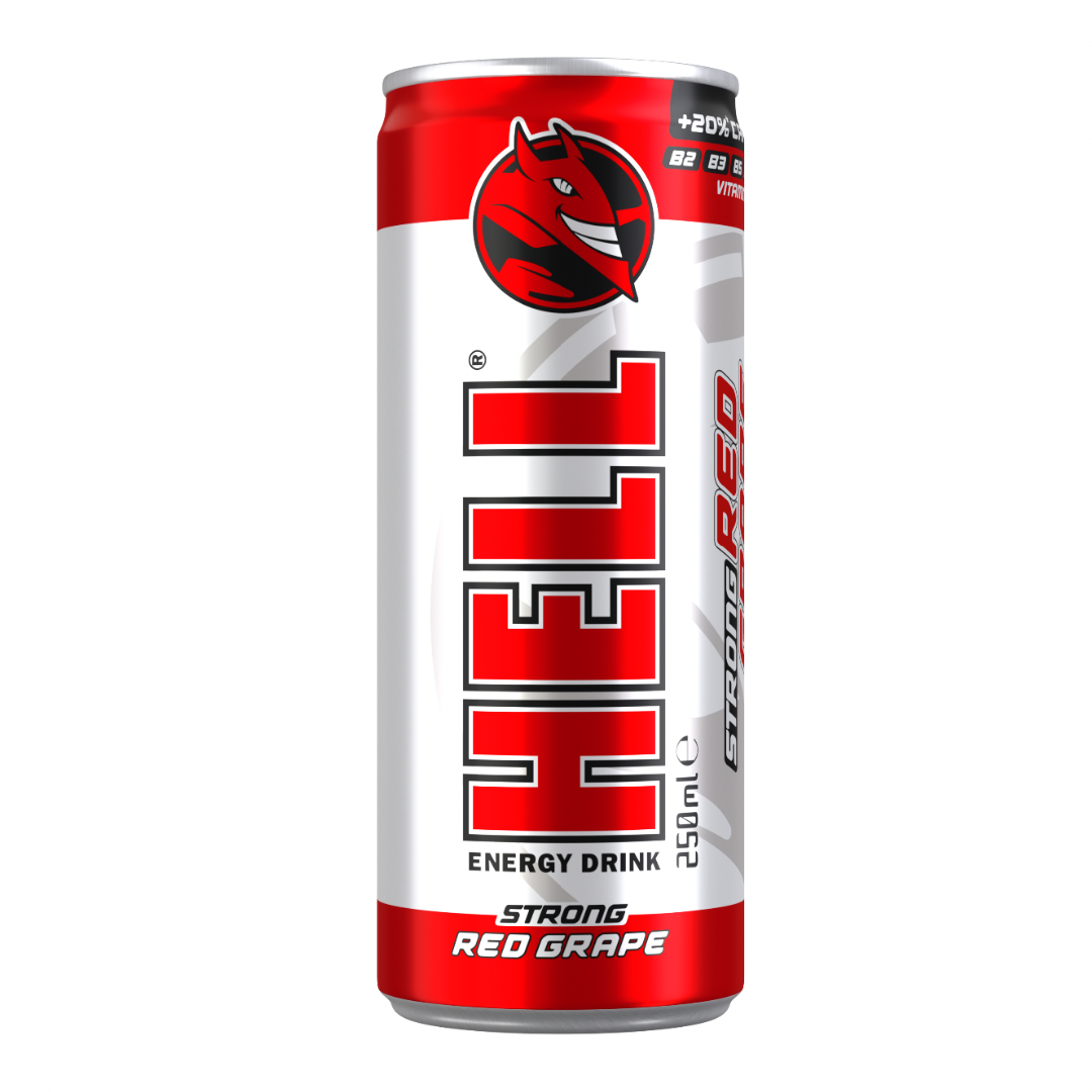 Енергетски Пијалак HELL STRONG RED GRAPE 250ml