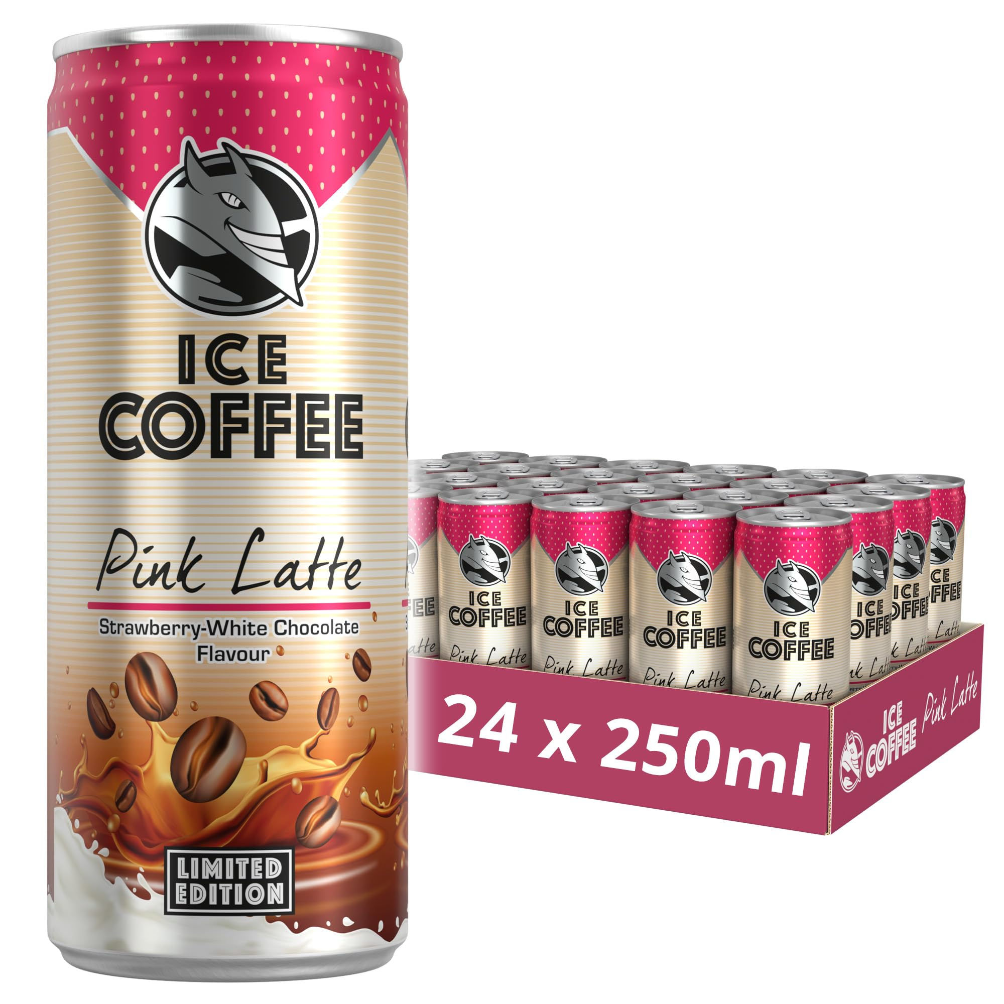 Ладно Кафе HELL ICE COFFEE PINK LATTE 24x250ml
