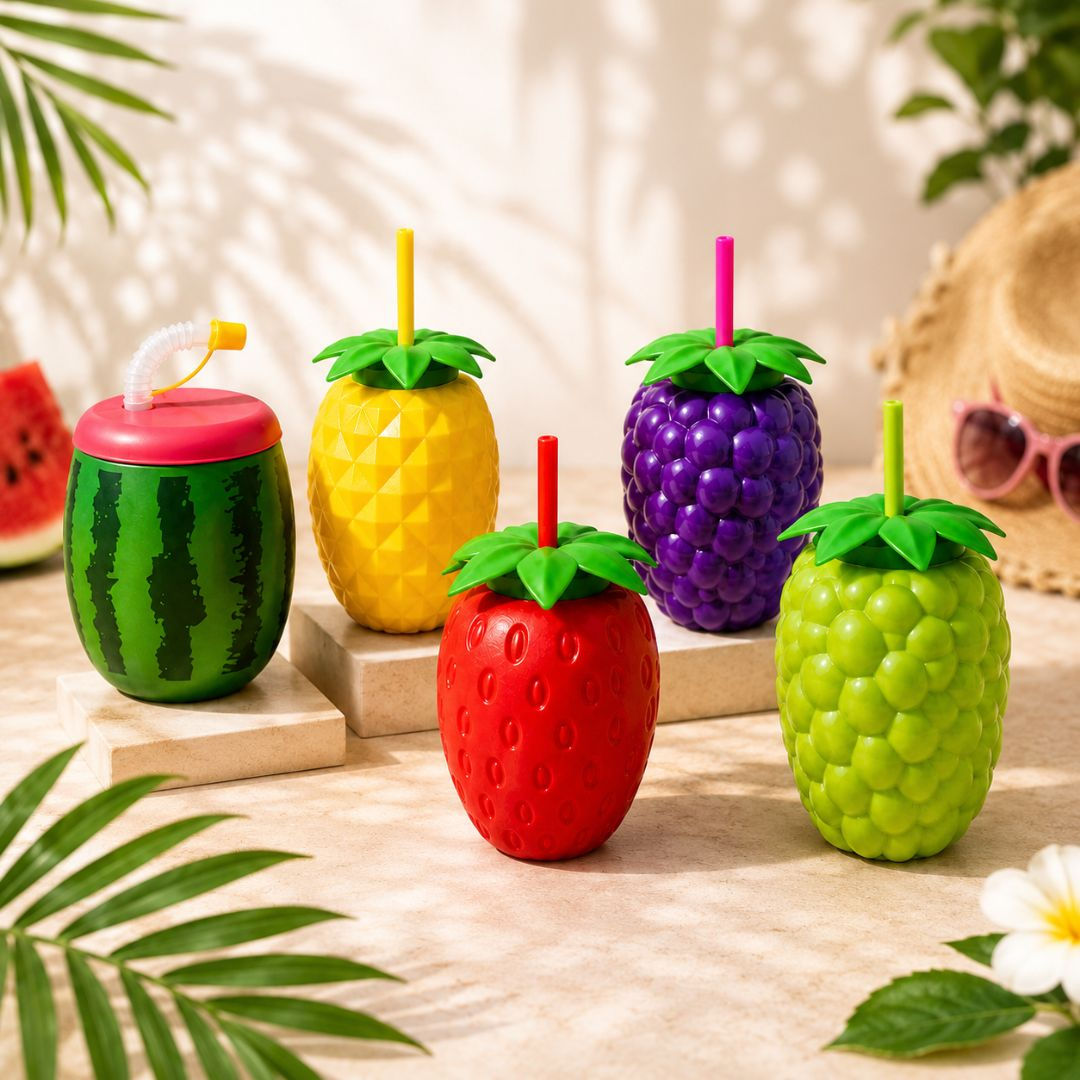 Fruit Cup Чаши со Сламка