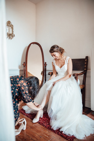 préparatifs mariée