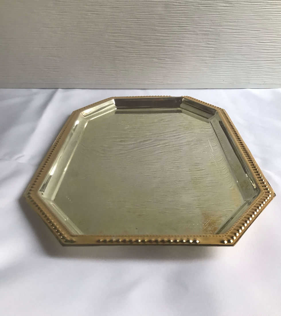 grand plateau à thé vintage