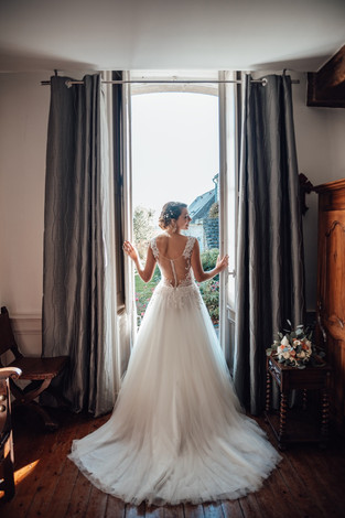 préparatifs de la mariée