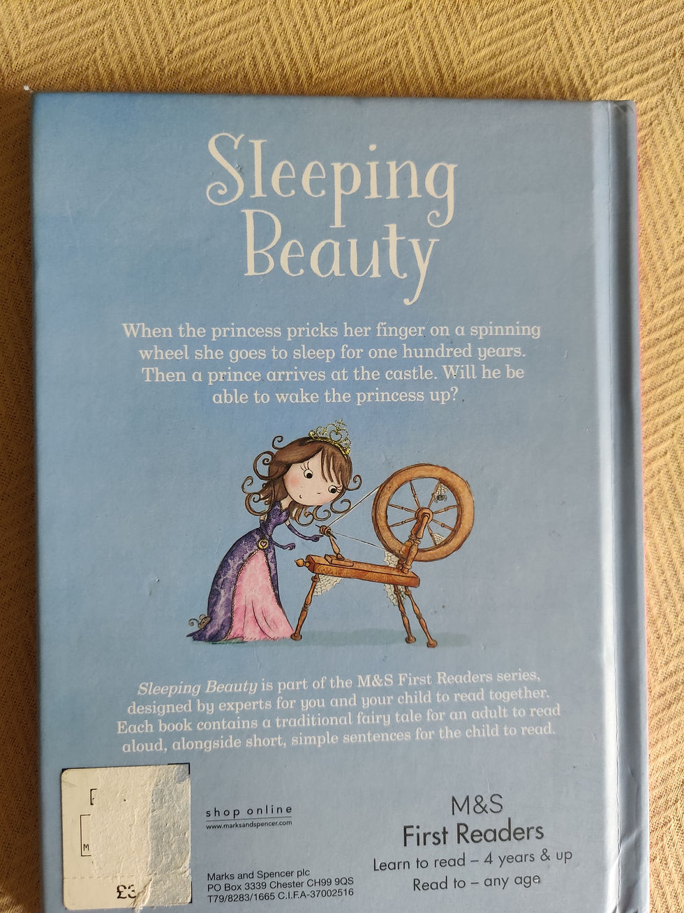 Thumbnail: Sleeping beauty first reader