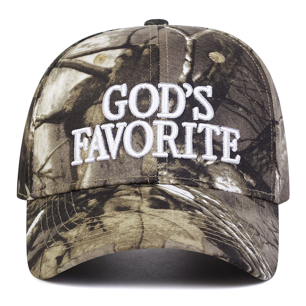 Thumbnail: Unisex GOD'S FAVORITE Letter Embroidery Baseball Caps Spring and Autumn Outdoor 