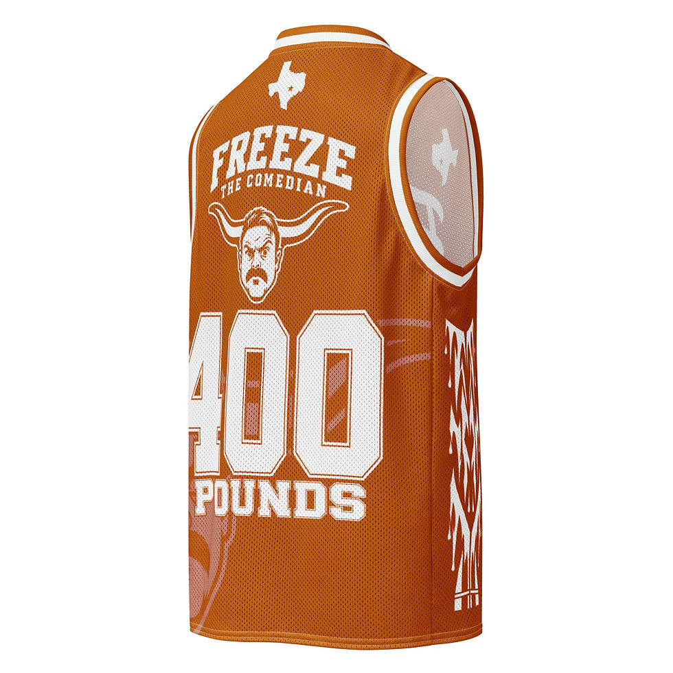 Thumbnail: Freeze The Comedian Texas Basketball Jersey