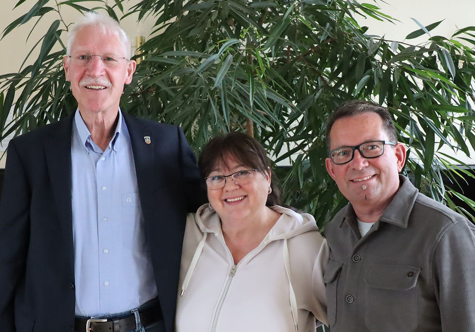 CDU-Mitglieder im Ortsbeirat - Uwe Plack, Margarethe Könemann und Albert Cziegler