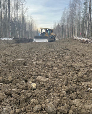 Dozer on ROW