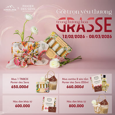Gói Trọn Yêu Thương Trong Hương Hoa Grasse – Ưu Đãi Valentine 14/2 & 8/3 Từ Panier des Sens