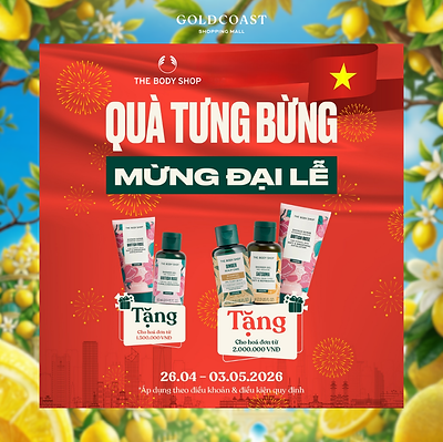 CELEBRATE THE GRAND HOLIDAY WITH EXCLUSIVE GIFTS AT THE BODY SHOP GOLDCOAST ✨