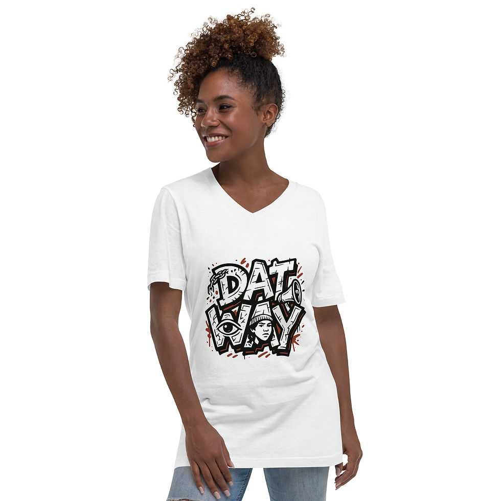 Thumbnail: Unisex Short Sleeve V-Neck T-Shirt