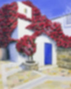 Geoff Ackroyd, Bougainvillea in Greece