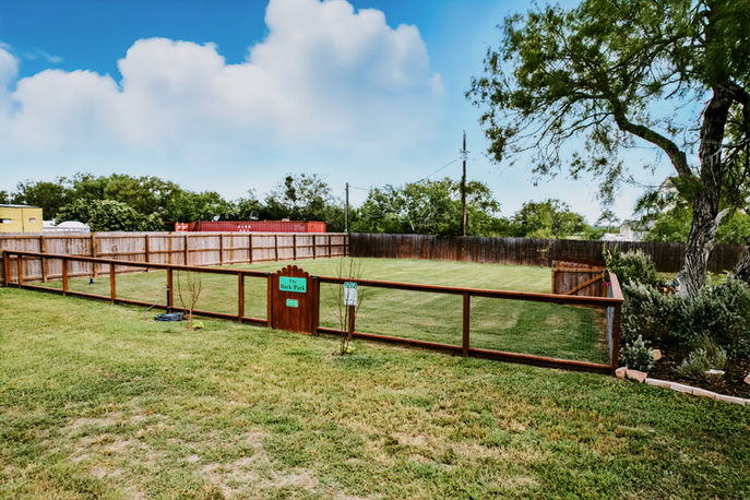 Dog park at River Banks RV Resort