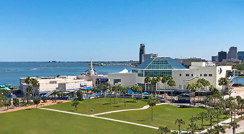 Florida Aquarium, Tampa waterfront view