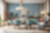 beautiful interior design of dining room