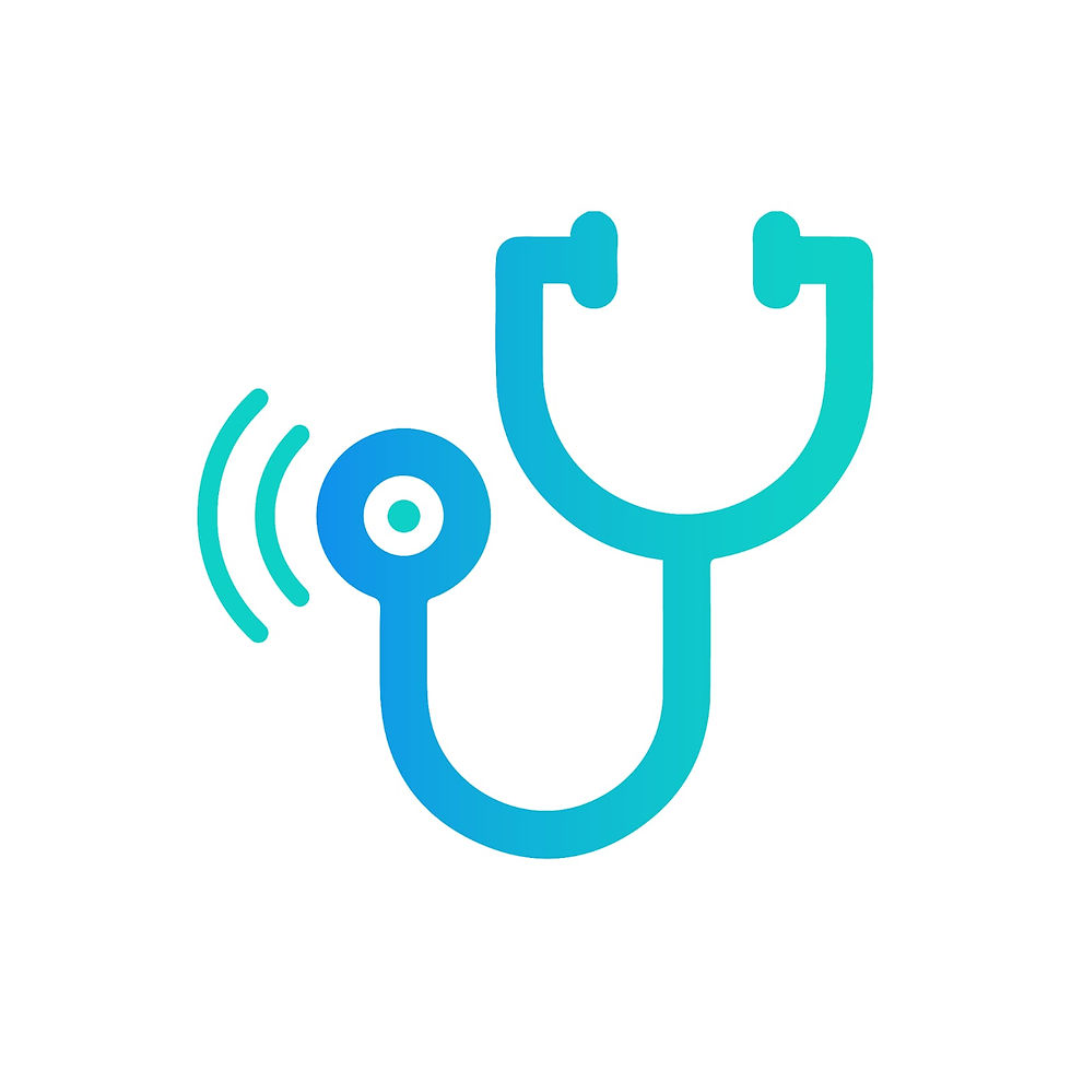 Icono de estetoscopio para medicina general
