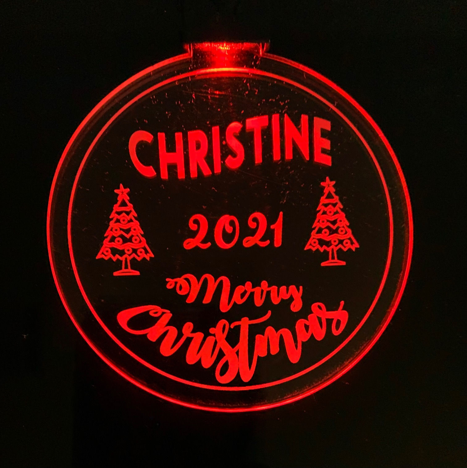 Personalized Christmas Ornament SwagLyte