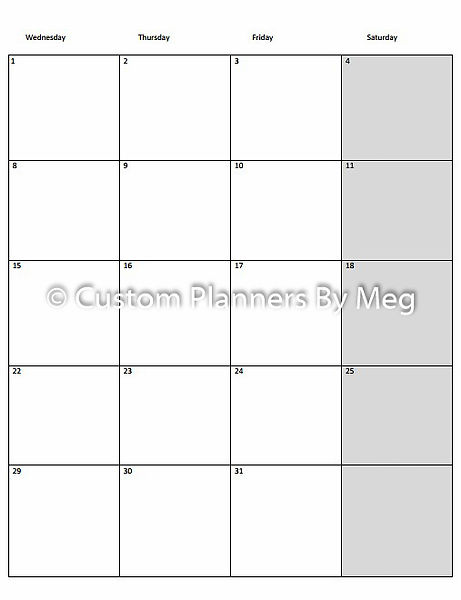 January 2025 calendar 2nd page