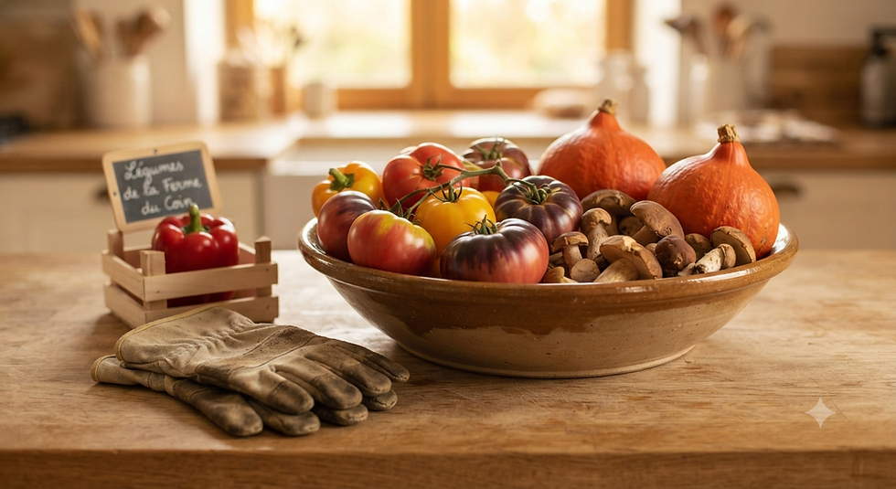 Entre les tomates qui font de la résistance et les courges de mon mari maraîcher : Bienvenue dans la zone de turbulences de l'automne !