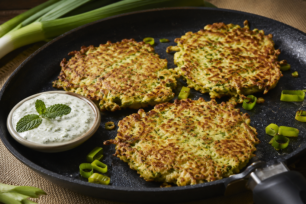 Galettes aux verts de poireaux, comté et graines de courges
