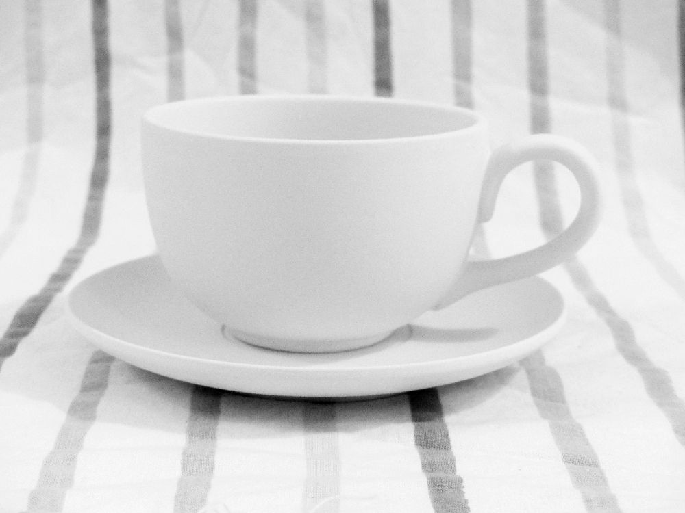 Large Cappuccino cup and saucer