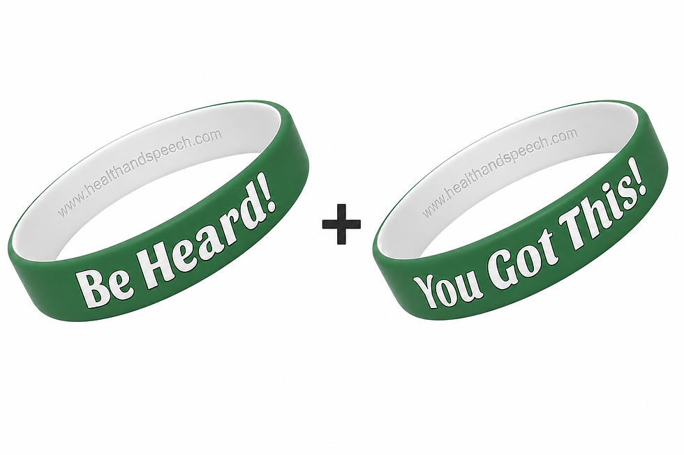 Thumbnail: Be Heard! + You Got This! Wristband Bundle