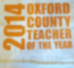 Oxford County Teacher of the Year