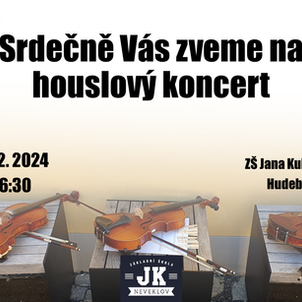 Houslový koncert v ZŠ Jana Kubelíka Neveklov, 4.12.2024 o 16:30