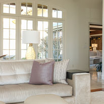 Luxury living room interior design at Amethyst House in Tulsa Oklahoma
