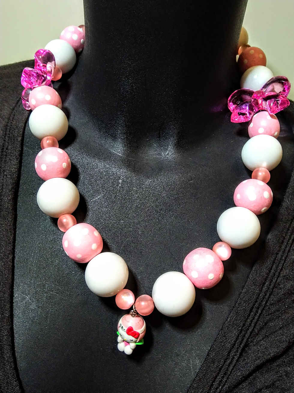 Collana Hello Kitty fragolina