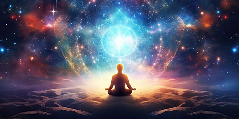homme-femme-medite-au-centre-univers-entoure-energie-cosmique-espace-infini-symbolisant-pa