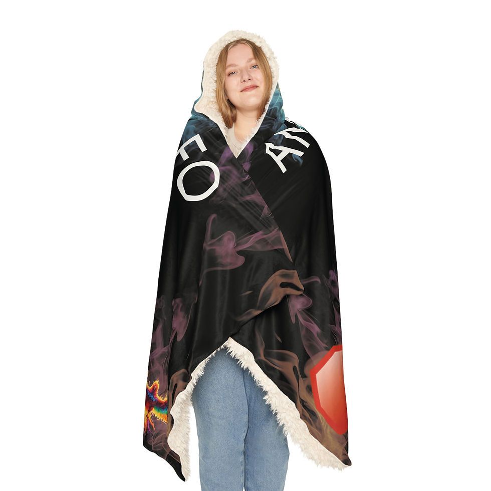 Thumbnail: LEO HOODED BLANKET STOP FUCKING PLAYING WITH ME Zodiac | Hooded Throw