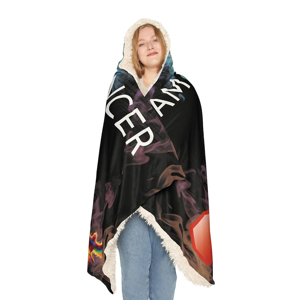 Thumbnail: CANCER HOODED BLANKET STOP FUCKING PLAYING WITH ME Zodiac | Hooded Throw