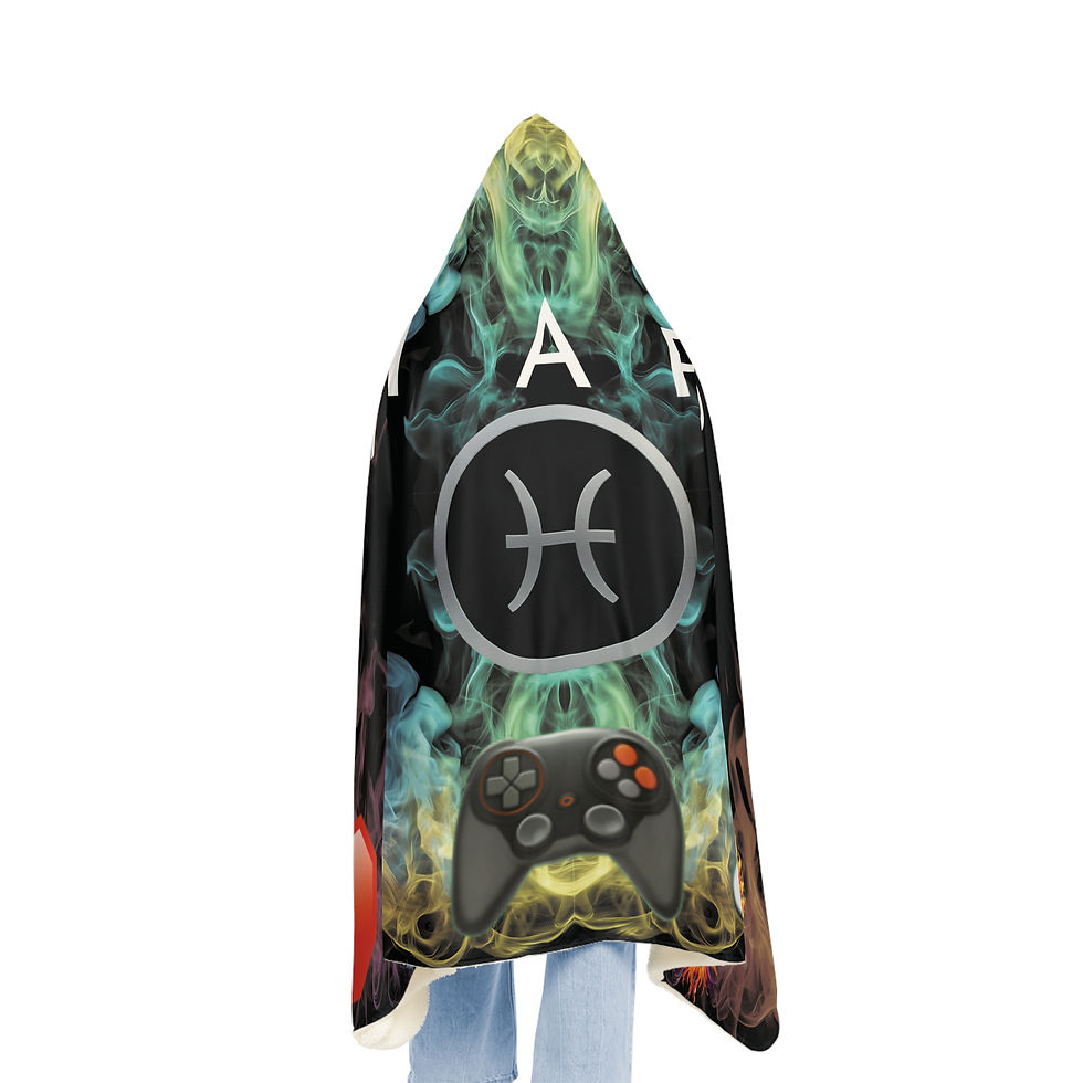 Thumbnail: PISCES HOODED BLANKET STOP FUCKING PLAYING WITH ME Zodiac | Hooded Throw