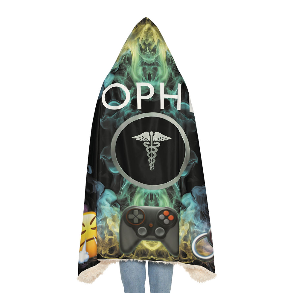 Thumbnail: OPHIUCHUS HOODED BLANKET STOP FUCKING PLAYING WITH ME Zodiac | Hooded Throw