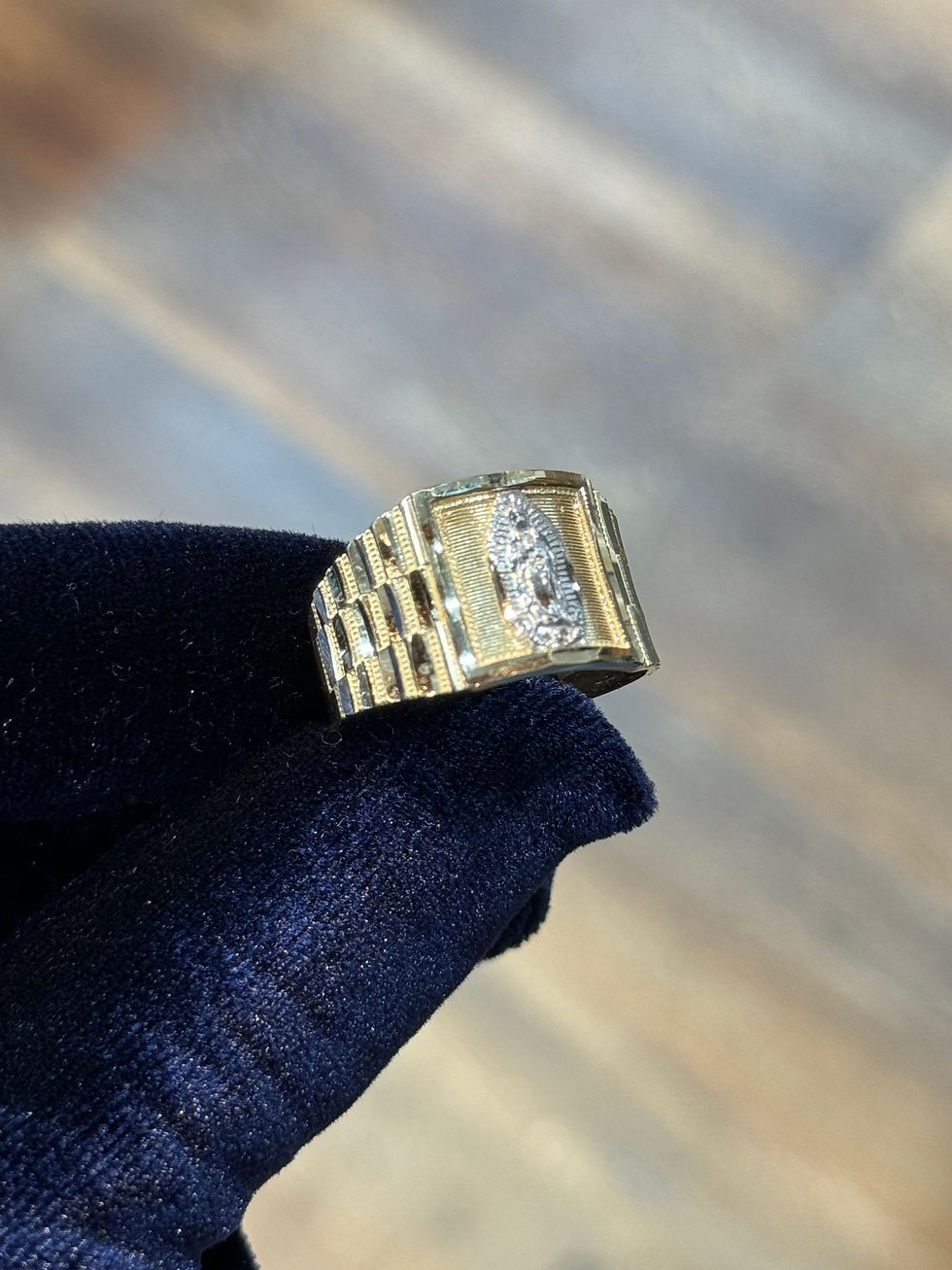 Men's Virgen de Guadalupe Ring