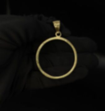 14K Coin Bezel