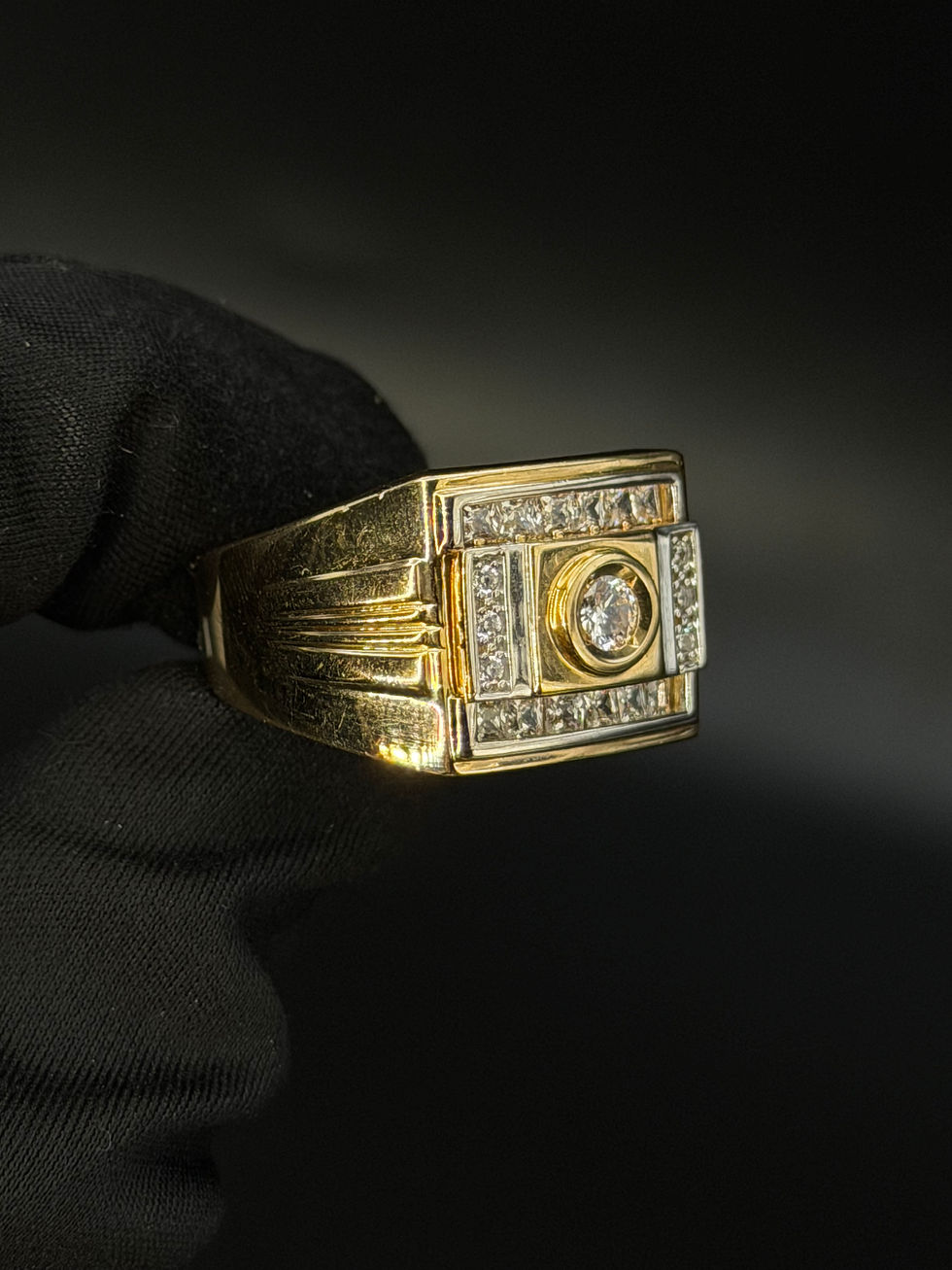 Thumbnail: Men's CZ Fancy Ring