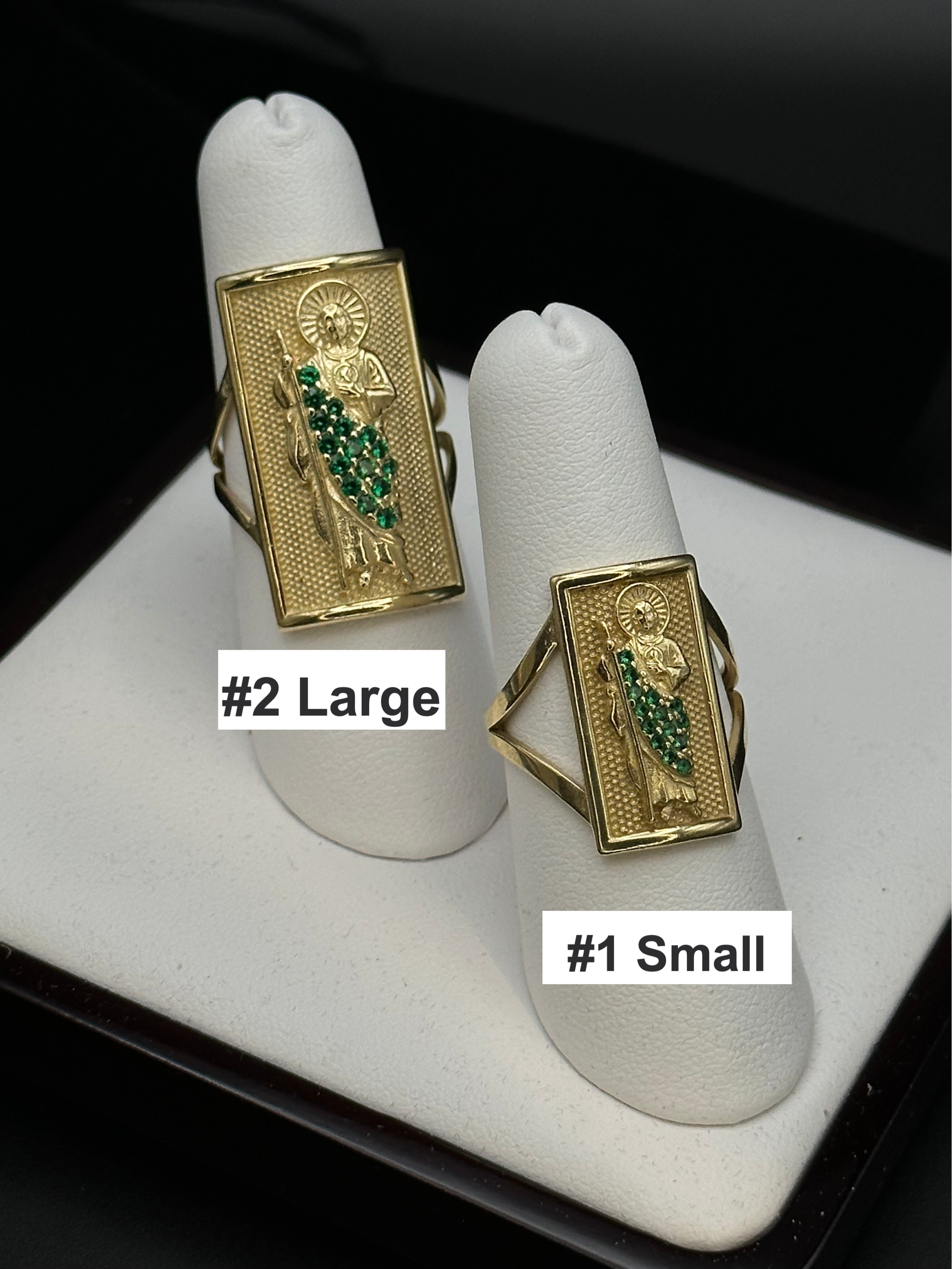 Women's Green San Judas Rings