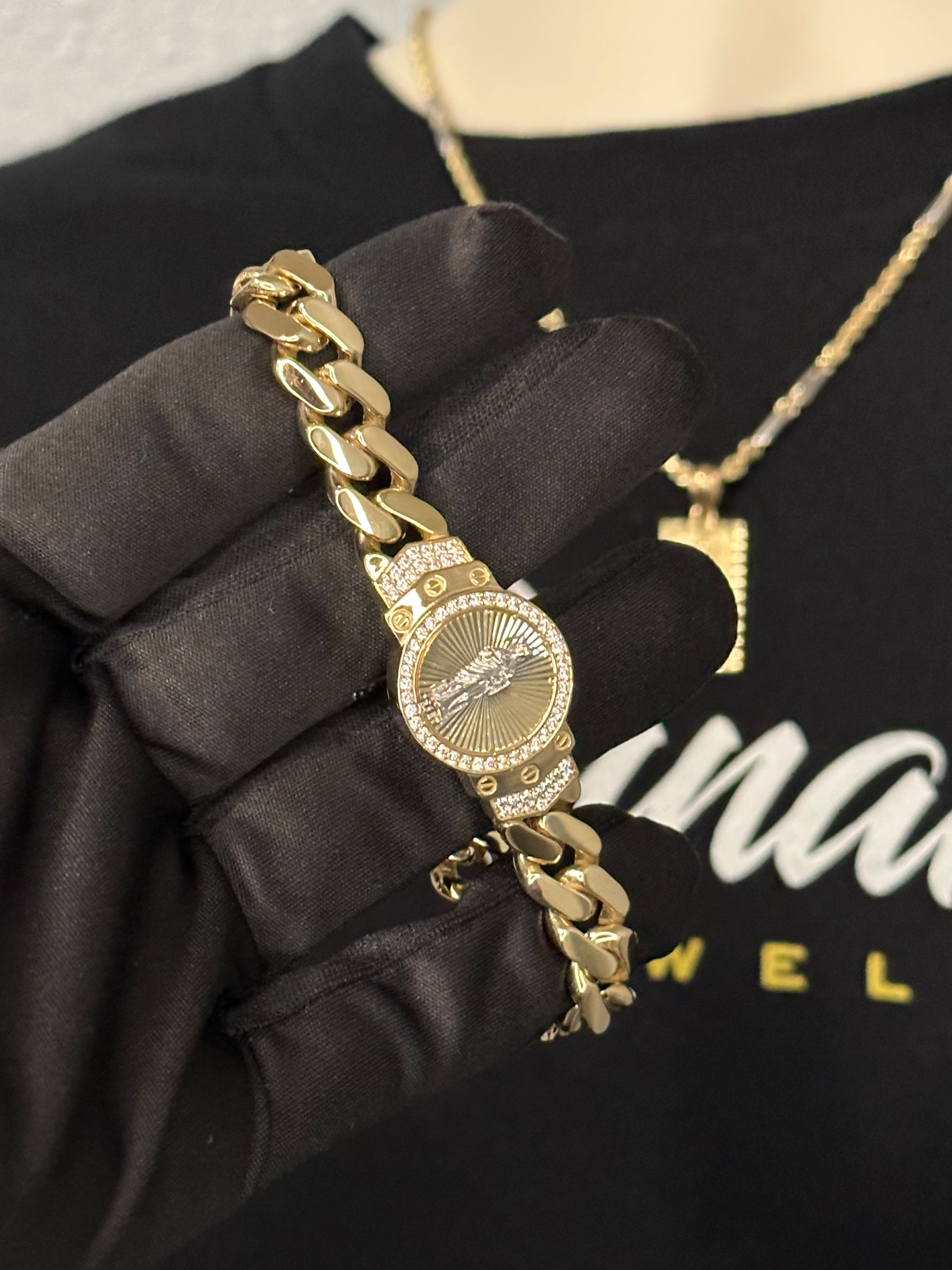 Semi-Solid San Judas Bracelet