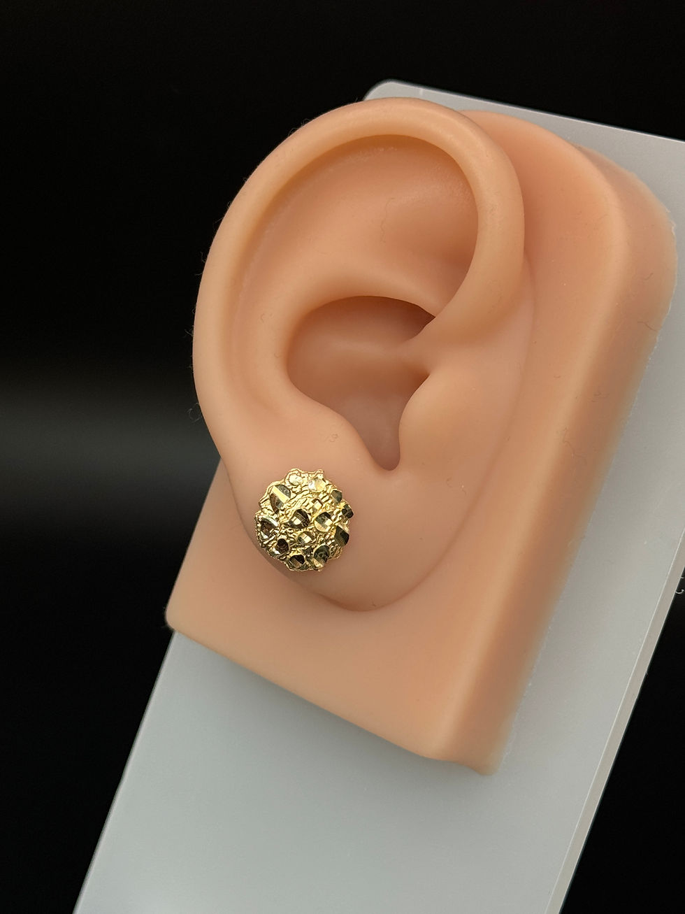 Miniatura: Large Round Nugget Earrings
