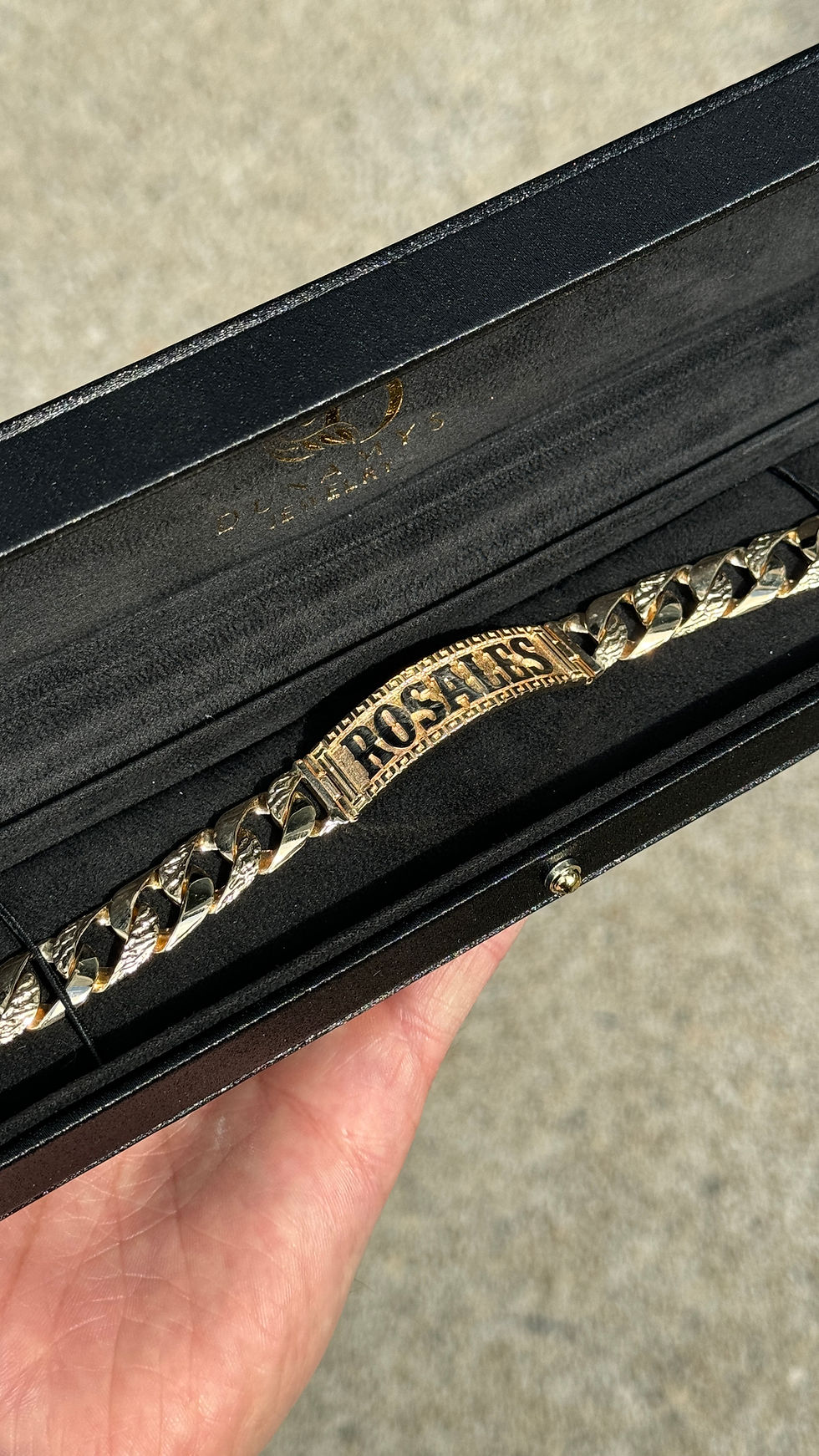 Men’s Cuban Nugget Link ID Bracelet