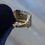 Miniatura: Men's Two-Tone Last Supper Nugget Ring