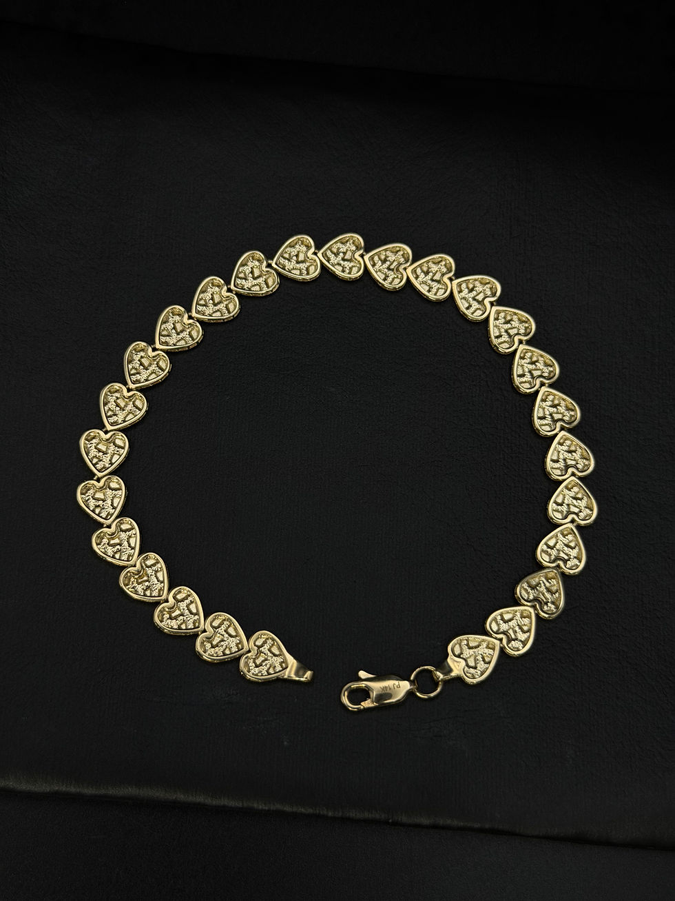 Miniatura: 14K Heart Nugget Bracelet (Medium)