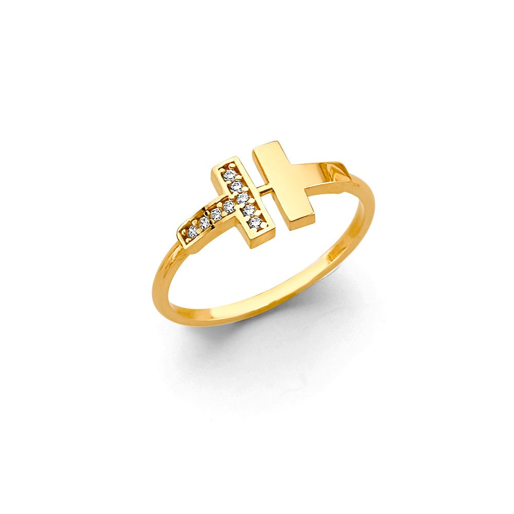 14K Fancy CZ Ring (RG3007)